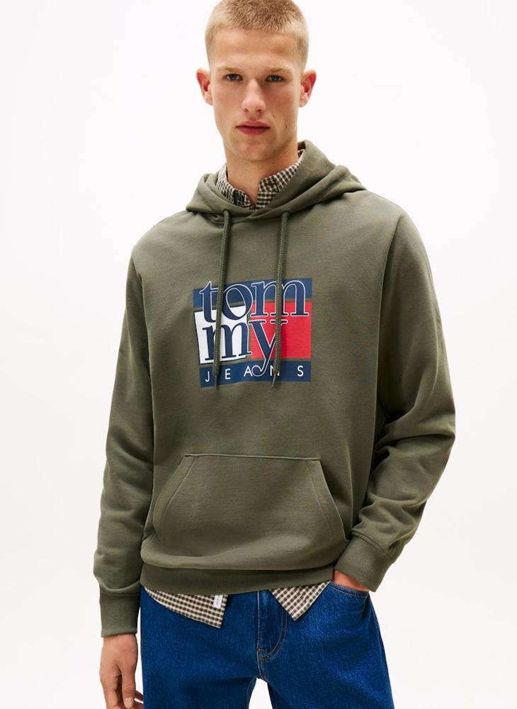 TOMMY JEANS Flag Logo Terry Hoody - Image 1
