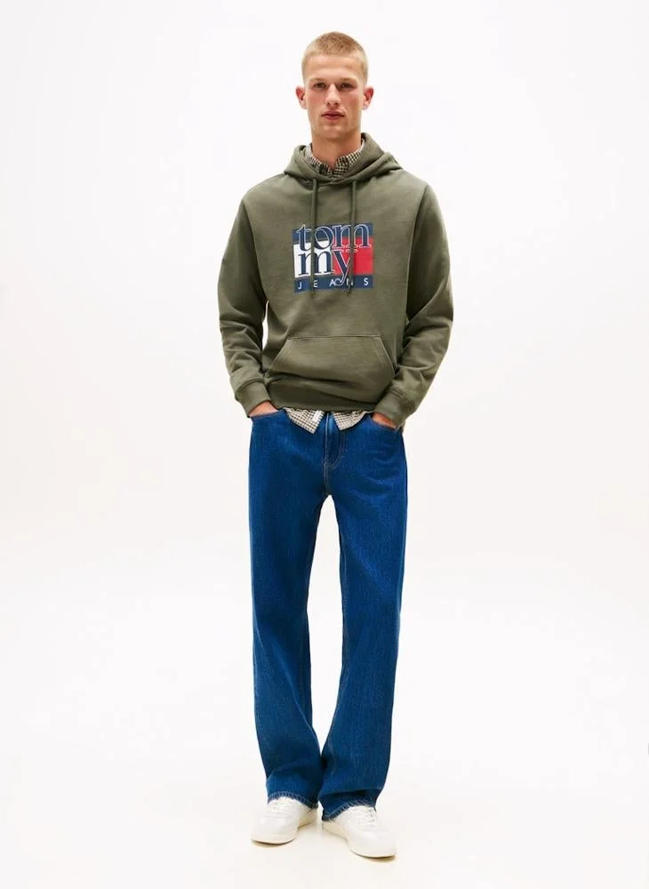 TOMMY JEANS  Flag Logo Terry Hoody for Men | Best Price UAE