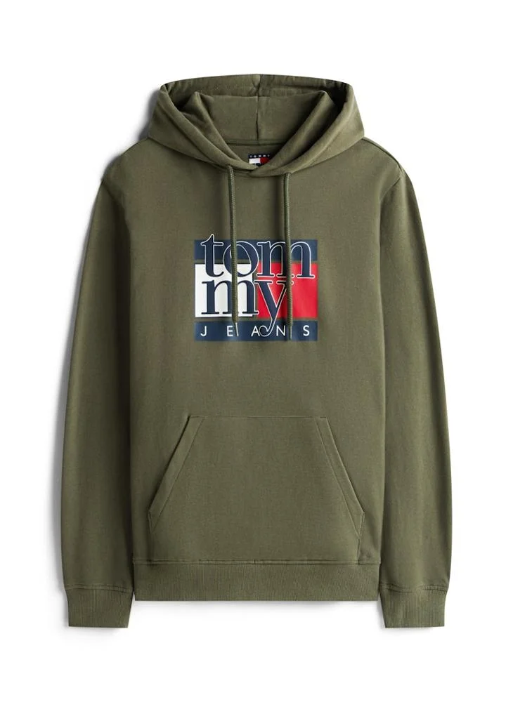 TOMMY JEANS  Flag Logo Terry Hoody for Men | Best Price UAE