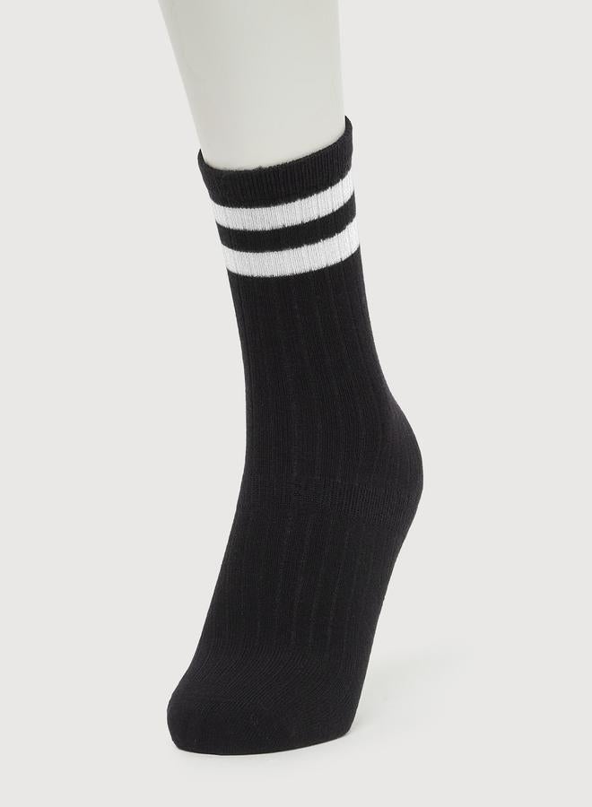 Styli Set of 3 - Crew Striped Socks  - Image 2