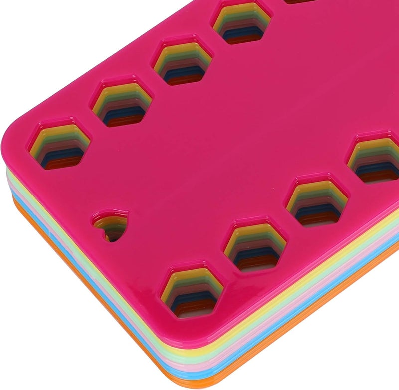 klarako 12pcs Cross Stitch Thread Holder Embroidery Floss Organizer Needlework Project Card with Label Tags for Cotton Thread Craft DIY Sewing Storage - Image 3