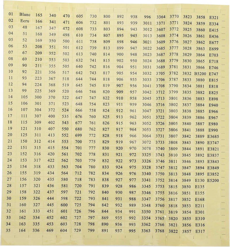 klarako 12pcs Cross Stitch Thread Holder Embroidery Floss Organizer Needlework Project Card with Label Tags for Cotton Thread Craft DIY Sewing Storage - Image 4