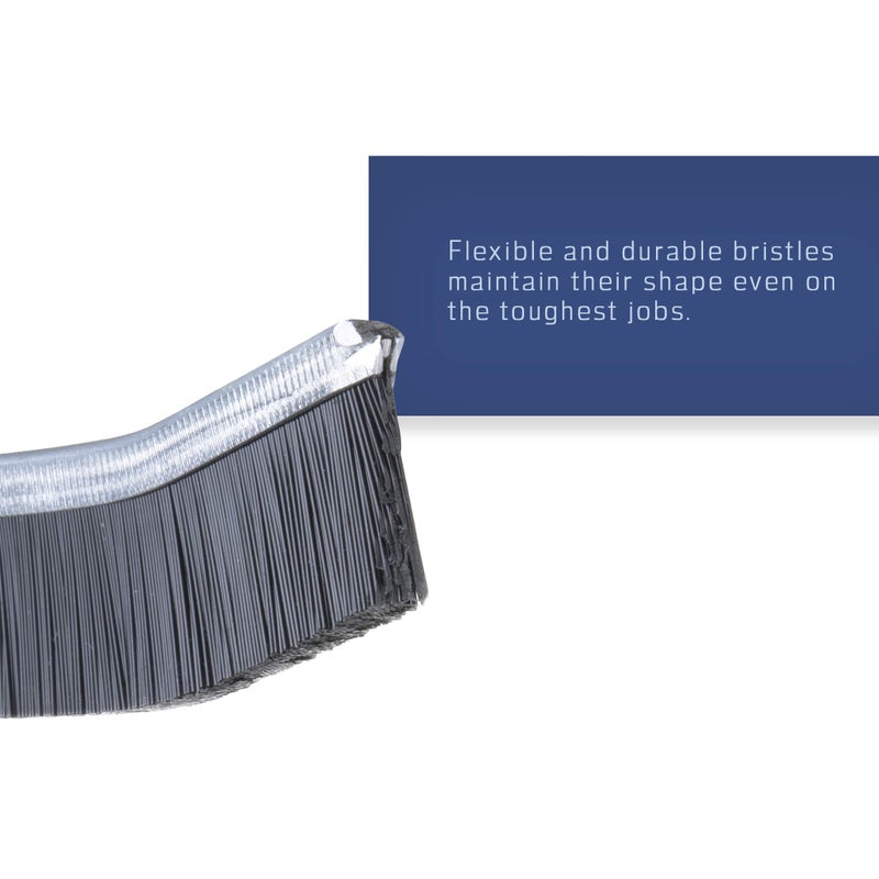 Fayina Grout Cleaner Scrub Brush Deep Tile Joints - Stiff Angled Bristles For Showers  Bathtubs  Kitchens - Multi-Surface All-Around Household Cleaning Tool - Image 4