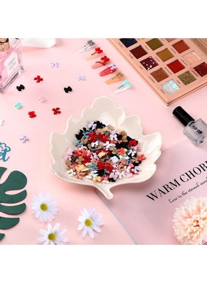 Maitys - 240 Pieces 3D Bow Nail Art Decorations 3D Bows Nail Charms Resin Bow Nail Decorations Colorful Bowknot Nail Accessories For Nail Art Designs Nail Decoration Diy Crafting - Image 1