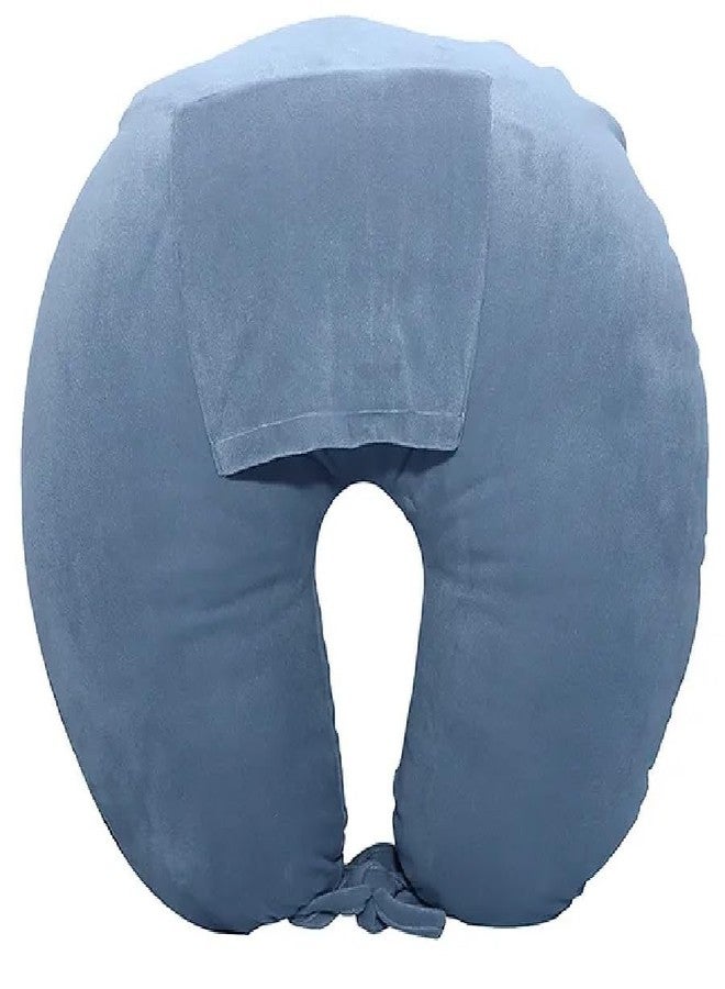 فوي دروب وسادة الرضاعة VOIDROP للأطفال حديثي الولادة مع غطاء قابل للفصل، وسادة الرضاعة الطبيعية ووسادة الأمومة، مجموعة دعم لوسادة رضاعة الطفل ومهد الأم (رمادي) - Image 1