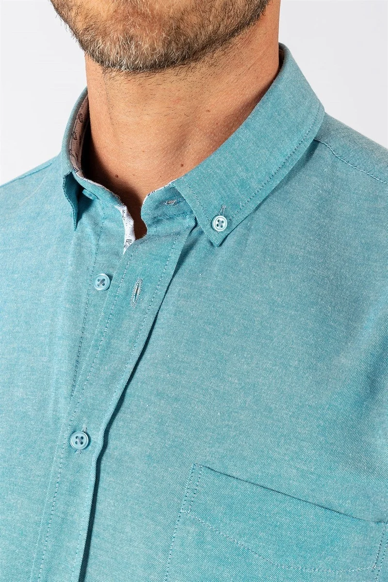 Tudors Classic Fit Relaxed Cut Poplin Oxford Men's Shirt