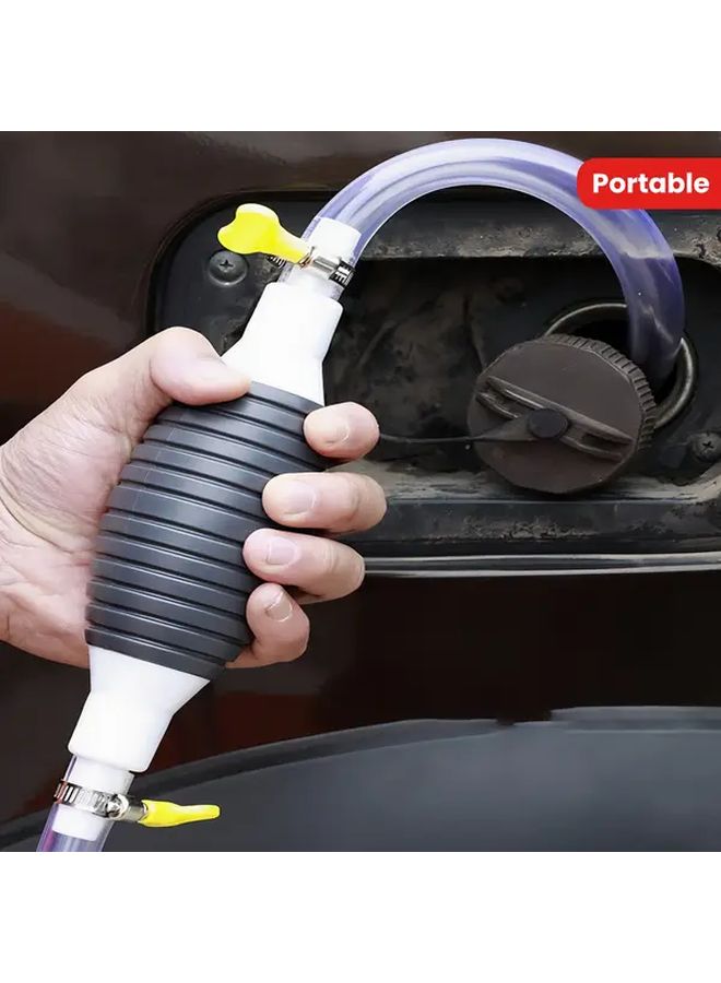 Portable Manual Oil Extractor Pump Kit For Gasoline Diesel Engine Oil And Water - Image 3