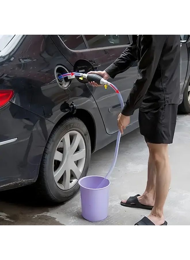 Portable Manual Oil Extractor Pump Kit For Gasoline Diesel Engine Oil And Water - Image 4