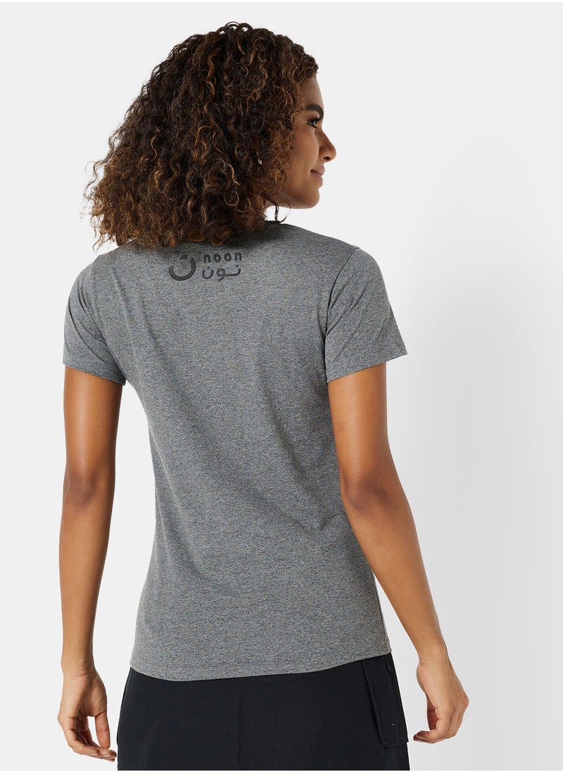 Noon Merch Women's Noon Merchandise T-Shirts with Logo Print  - Image 2