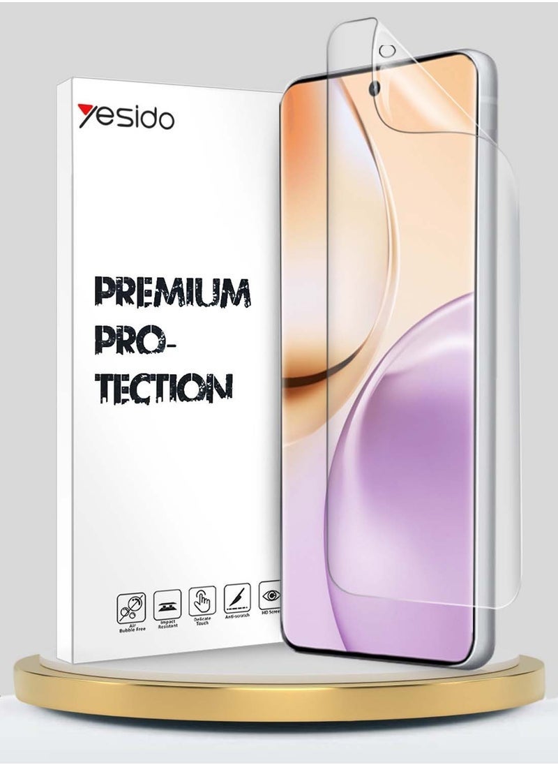 Raxoom Realme 14 Pro 5G 2025 Yesido Premium Hydrogel Film Thin and Flexible Screen Protector (MSHFMN) â€“ Clear, Scratch-Resistant, Anti-Bubble, HD Clarity, Easy Installation, Full Coverage Protection for Realme 14 Pro 5G - Image 1