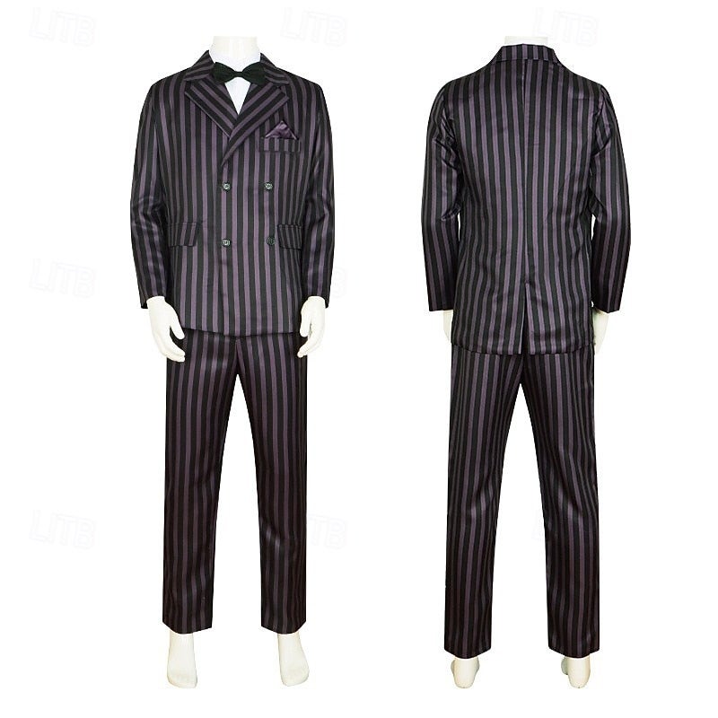 Y&D Gothic Horror Dark Academia Suits & Blazers Halloween Group Couples Costumes Gothic for Couple's Men's Women's Adults Kids Halloween Carnival - Image 4
