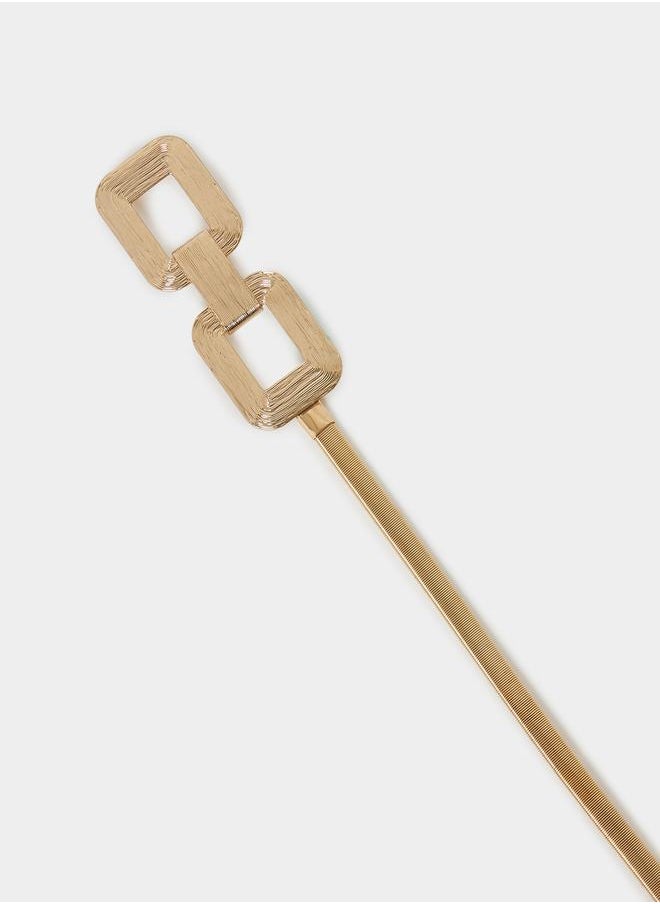 Styli Metallic Buckle Detail Belt  - Image 5
