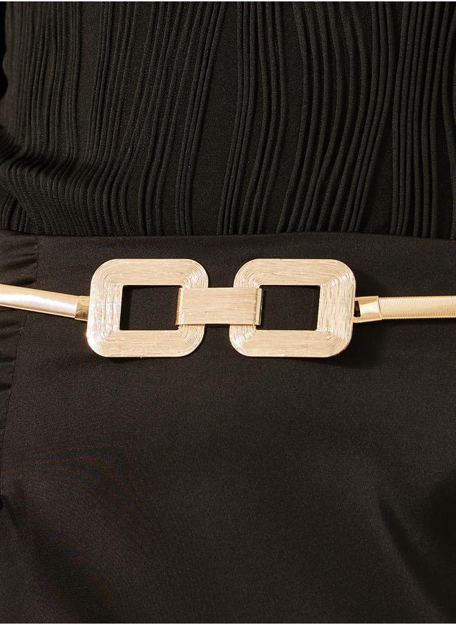 Styli Metallic Buckle Detail Belt  - Image 3
