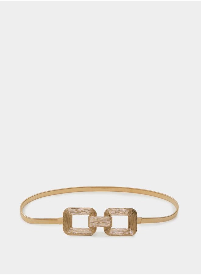 Styli Metallic Buckle Detail Belt  - Image 1