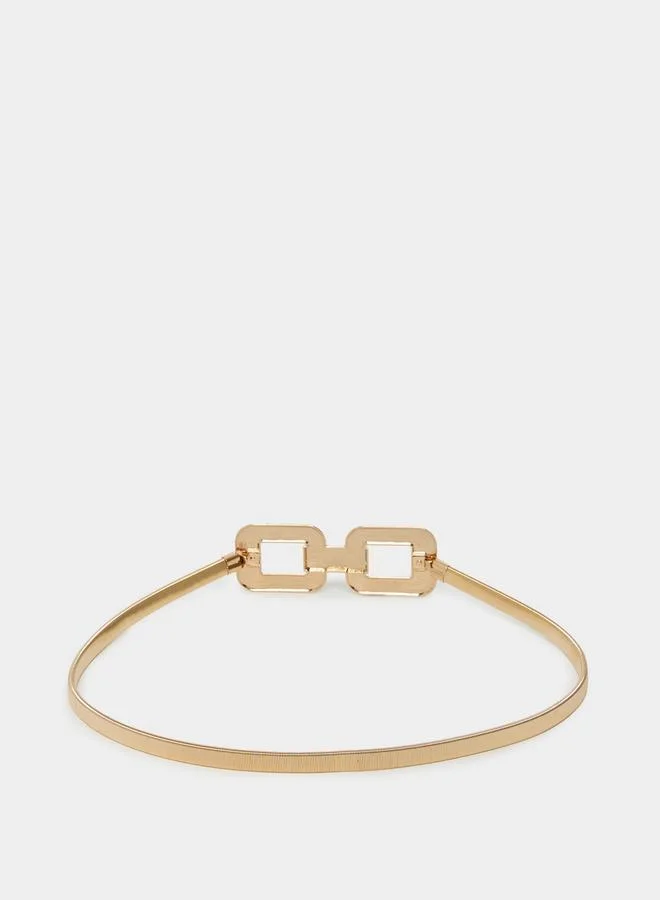 Styli Metallic Buckle Detail Belt