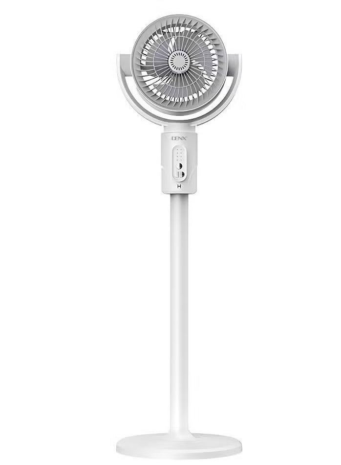 Denx Adjustable Height Floor Fan with 5 Speeds & Remote Control – Quiet Oscillating Stand Fan for Home & Office Use (DX2607) - Image 3