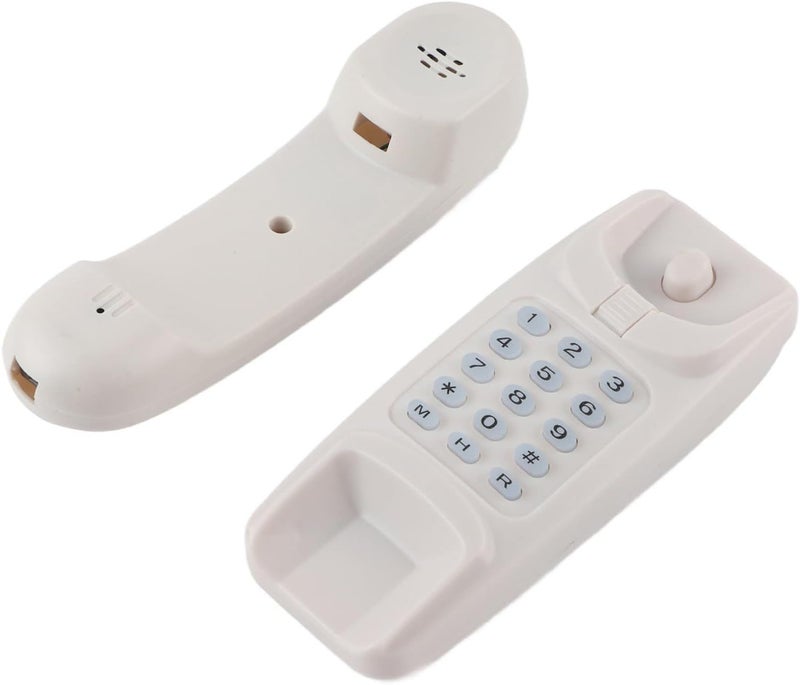 Mont Mall Fixed Phone White Compact Latest Function Hotel Home Office Black - Image 1