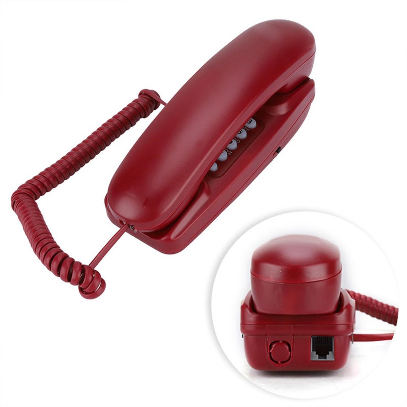 Mont Mall Fixed Phone White Compact Latest Function Hotel Home Office Black - Image 4