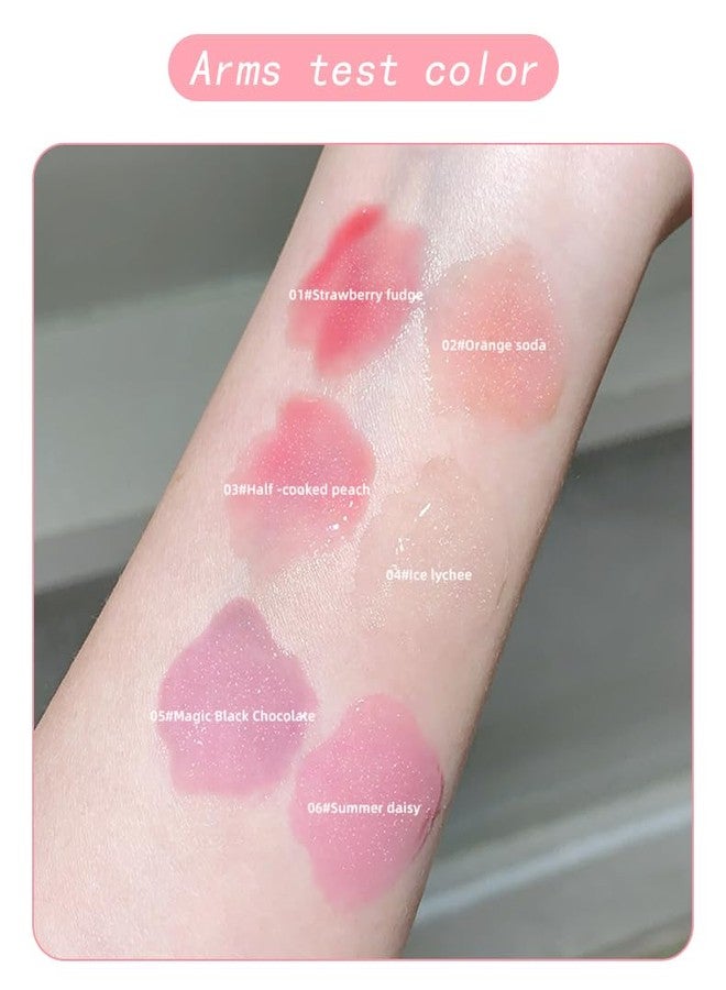 Gege Bear Fruit Extract Moist Lip Oil | Natural Moisturizer & Tint Hybrid for Dry Lips | Shiny Finish Lip Treatment | Lightweight, Non-Sticky, Long-Lasting Lip Care for All Skin Tones (05 Magic Black Chocolate, 2.5g) - Image 2