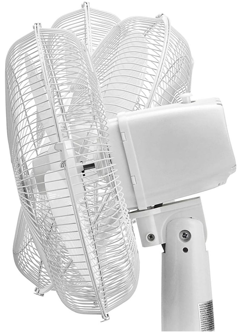 Denx 3-blade electric table fan, 45 watts, with 3 speeds  - Image 3