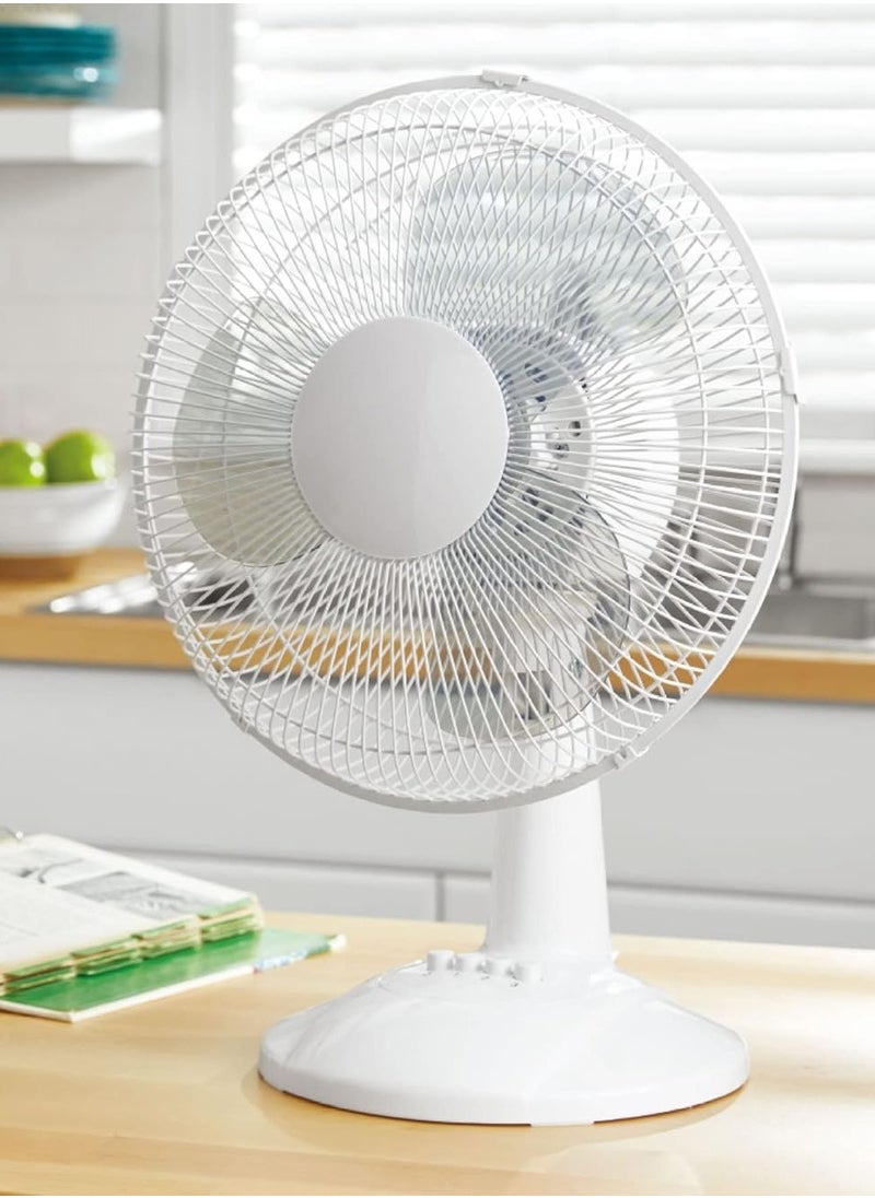 Denx 3-blade electric table fan, 45 watts, with 3 speeds  - Image 5