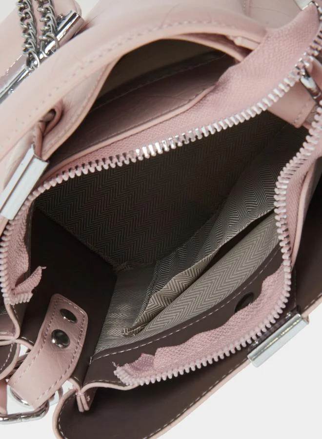 Styli Styli Plain Bucket Bag with Removable Shoulder Strap
