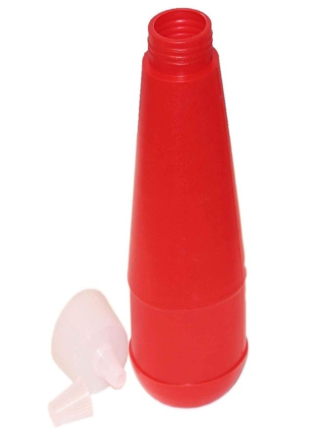 Trendmad Reusable Squeezy Sauce Bottle, Food Grade Ketchup Bottle, Freezer Safe (400 ML, Red color, Pack of 2) - Image 3