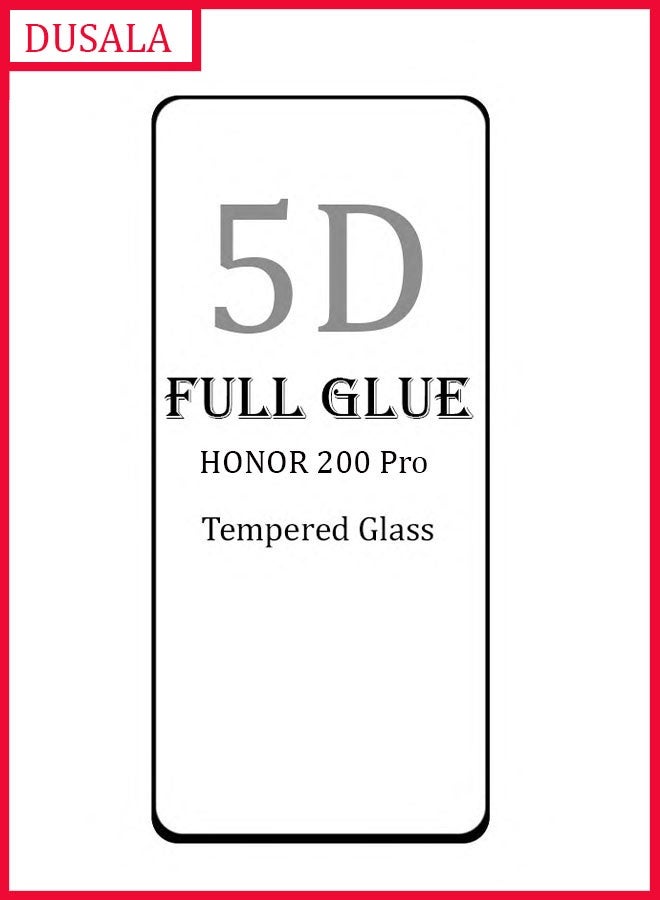 DUSALA HONOR 200 Pro Screen Protector Tempered Glass Guard Full Glue Edge-to-Edge Screen Protector for HONOR 200 Pro - Image 1