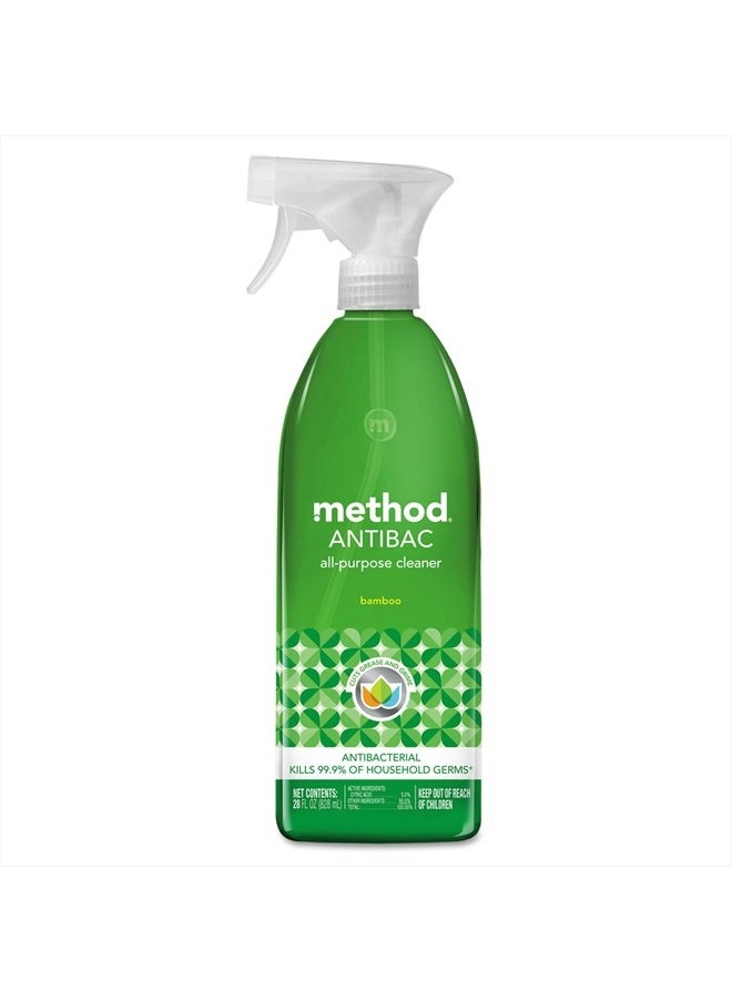 Method - Antibacterial All Purpose Cleaner Spray, Bamboo, Kills 99.9% of Household Germs, 28 Fl Oz (Pack of 8) - Image 1