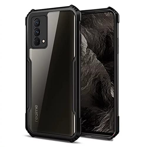 Plus بلس 360 درجة حماية غلاف خلفي بحدود سوداء لهاتف Realme GT Master - أسود - Image 5
