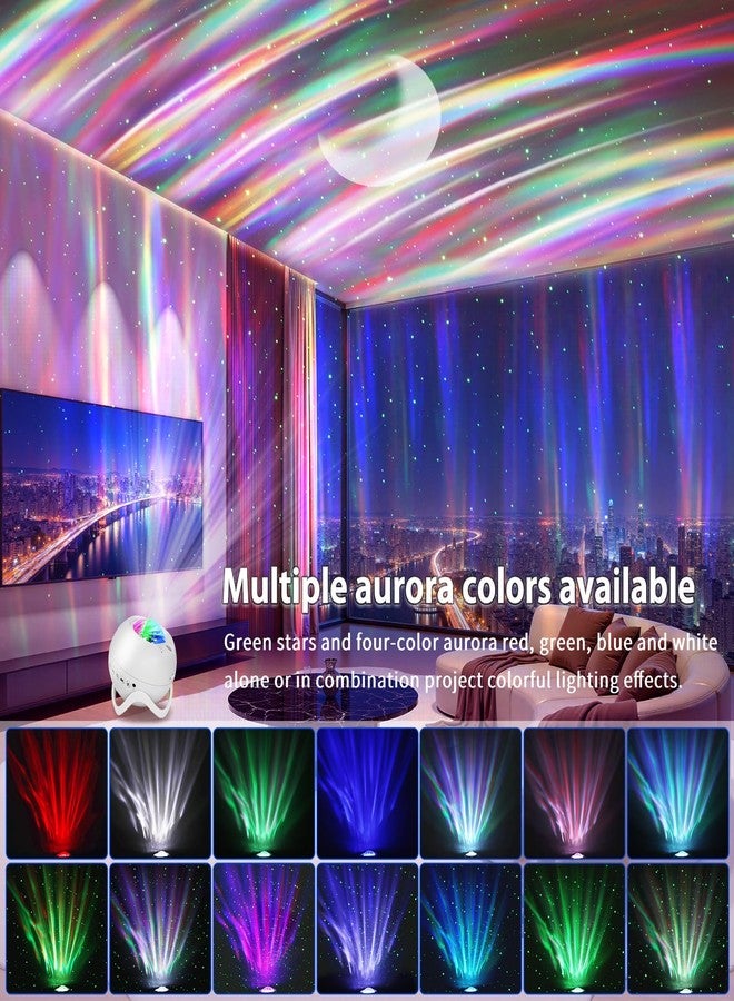MHAZDZE Star Projector, Galaxy Projector with Bluetooth and Remote, 360 Degree Panoramic Starry Sky 8 White Noise Night Lights for Bedroom, Party and Home Theater - Image 2