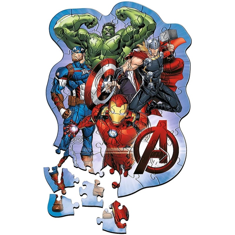 Trefl - Marvel Avengers Wooden Puzzle 50 Pieces - 20256 - Image 2