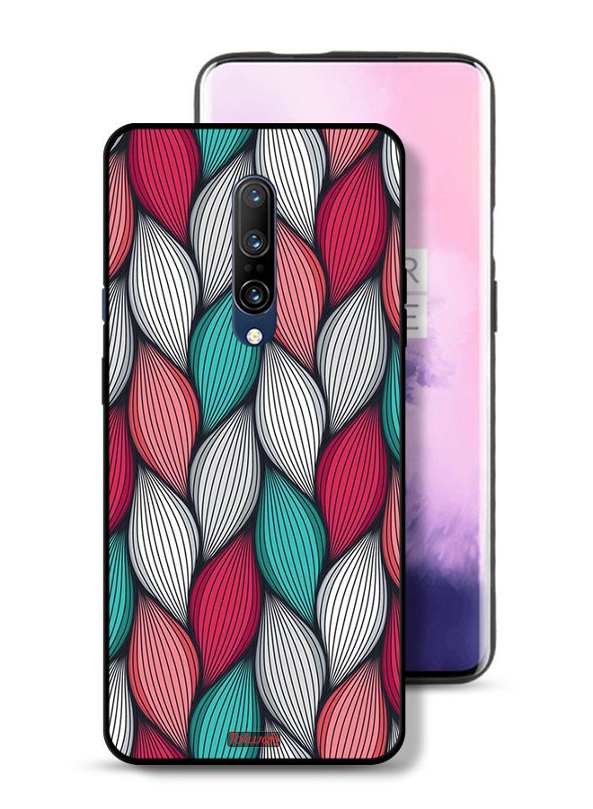 Tolwak OnePlus 7 Pro Protective Case Cover Feather Pattern - Image 1