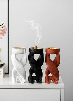 ShebSheb Resin Incense Burner(Mabkhara),Artistic Bukhoor Incense Holders 15.2x6.7 x6.7 cm  - Image 3