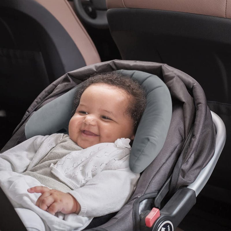 COOLBEBE Upgraded 3-in-1 Babybody Support & Strap Covers Set for Newborn Infant - Extra Soft Car Seat Insert Cushion Pad, Perfect for Carseats, Strollers, Swing - Image 2