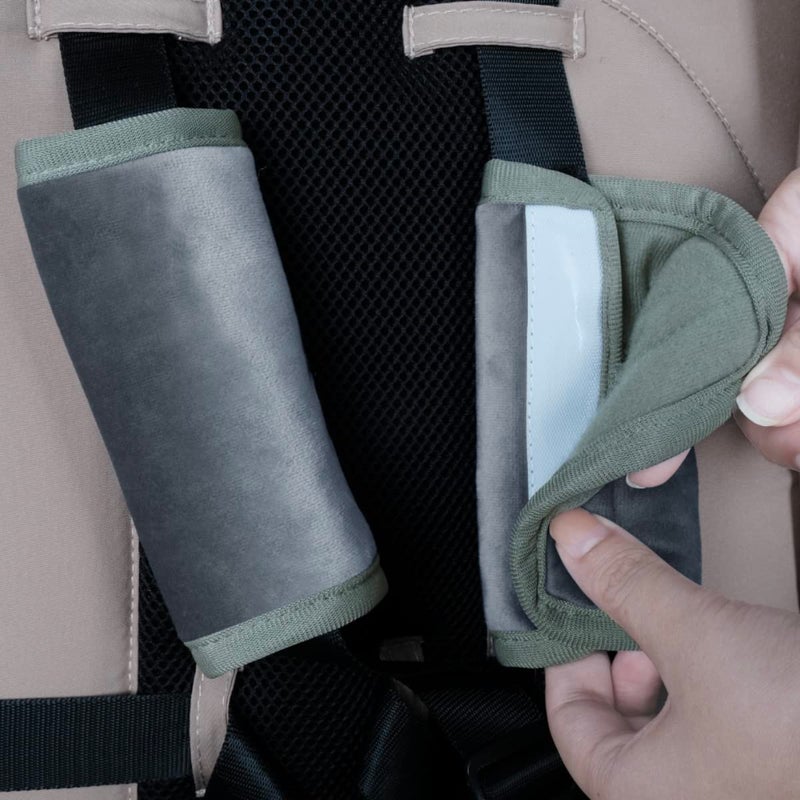 COOLBEBE Upgraded 3-in-1 Babybody Support & Strap Covers Set for Newborn Infant - Extra Soft Car Seat Insert Cushion Pad, Perfect for Carseats, Strollers, Swing - Image 5