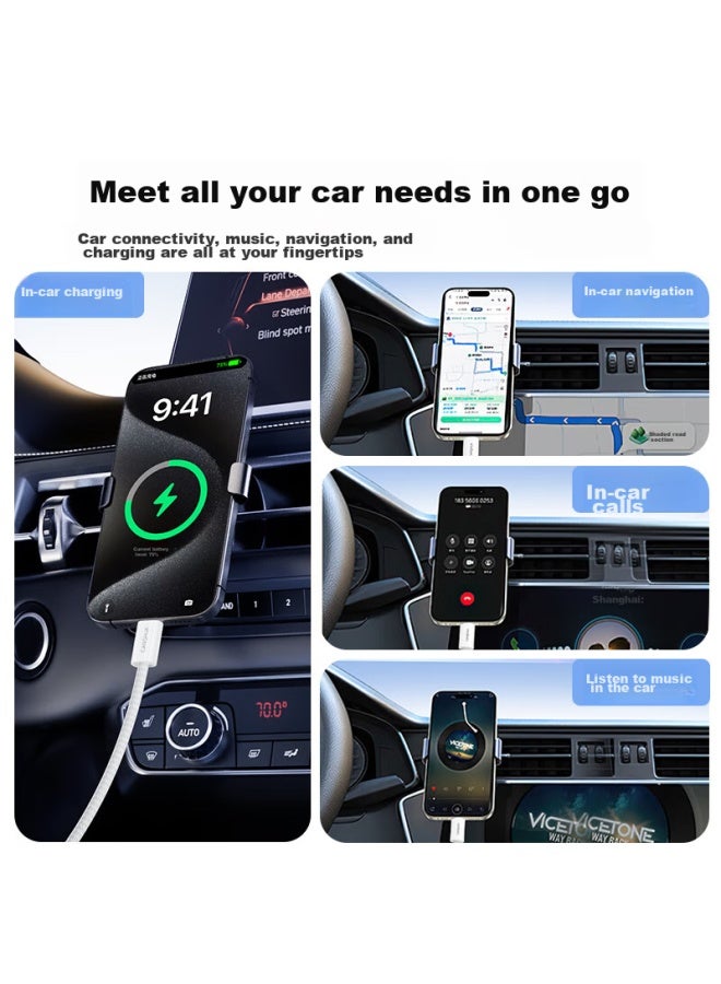 CangHua Suitable For Apple 15/16 Charging Cable, Type-c Data Cable, 3a Fast Charging Cable, Usb-c Car Carplay Universal, For Iphone 15/16 Promax, Huawei Phones, 2 Meters - Image 5
