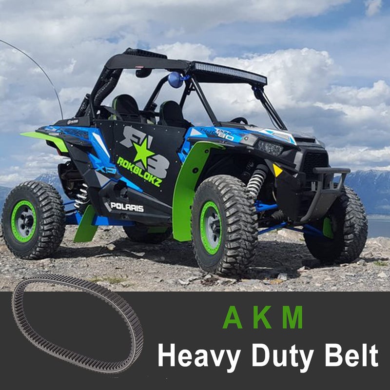 AKM XP 1000 Drive Belt 3211180 3211148 Heavy Duty Carbon Cord CVT Belt fit Polaris RZR XP 1000 2014-2023,Polaris General XP 1000 / RZR 1000 3211172 3211142 3211196 - Image 3
