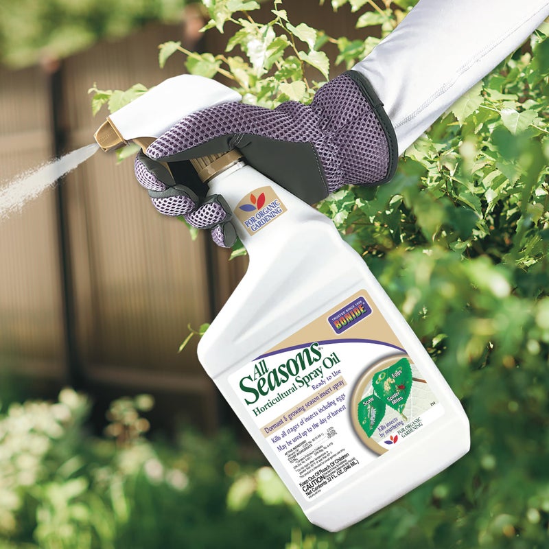 Bonide Bonide All Season Horticultural & Dormant Spray Oil, 32 oz Ready-to-Use Spray, Disease Prevention and Insect Killer for Organic Gardening  - Image 2