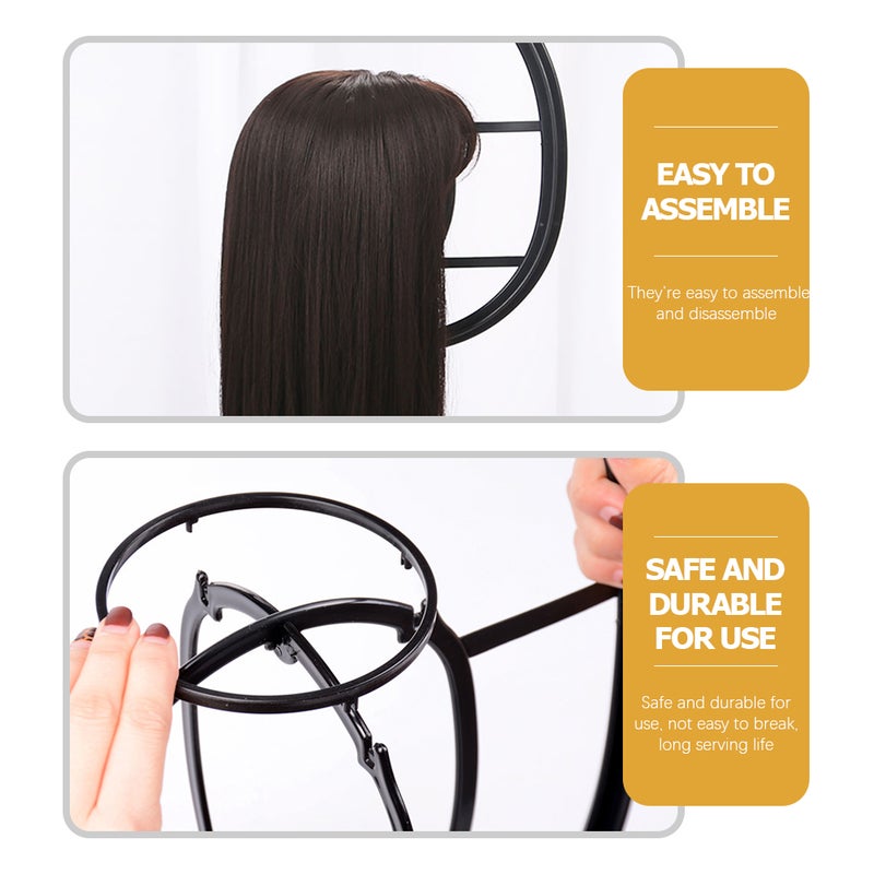 12 pcs Wig Holder Wig Hanger Detachable Wig Hanging Stand Wig Display Holder - Image 4