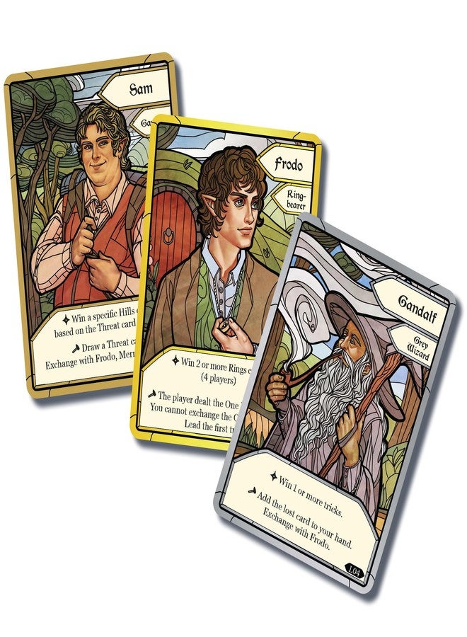 Asmodee The Lord of The Rings The Fellowship of The Ring Trick-Taking Game - A Cooperative Card Adventure! Strategy Game for Kids & Adults, Ages 10+, 1-4 Players, 20 Minute Playtime - Image 3
