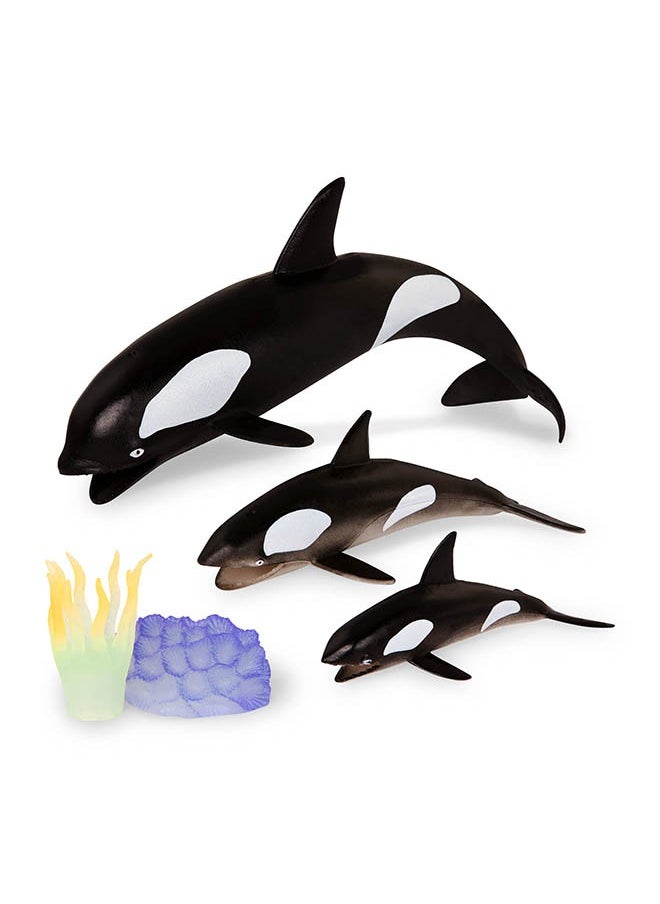 Terra by Battat 60 Pieces Marine World Playset in Bucket, Marine World-Univers Marin, Detailed & Realistic Animal Figures for Kids 3+ Years  - Image 3