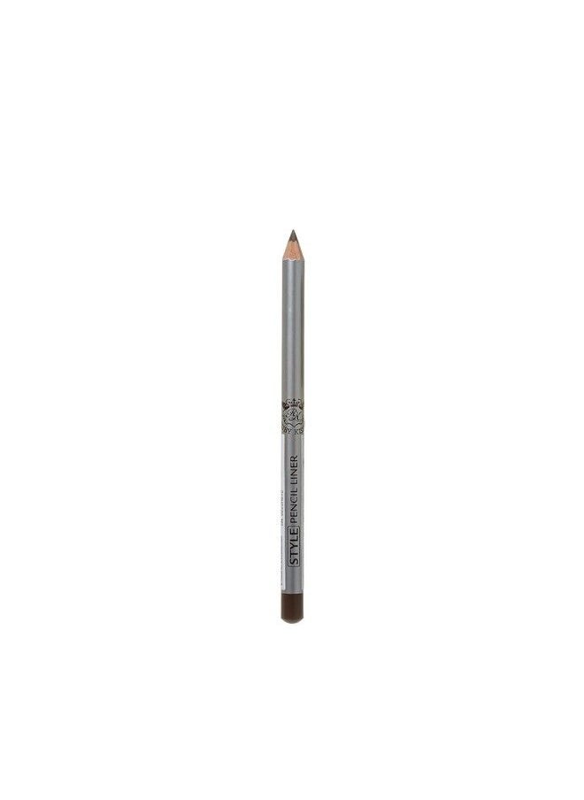 Ruby Kisses - Style Pencil Liner With Sharpener Cap 6 Pack (Dark Brown) - Image 1