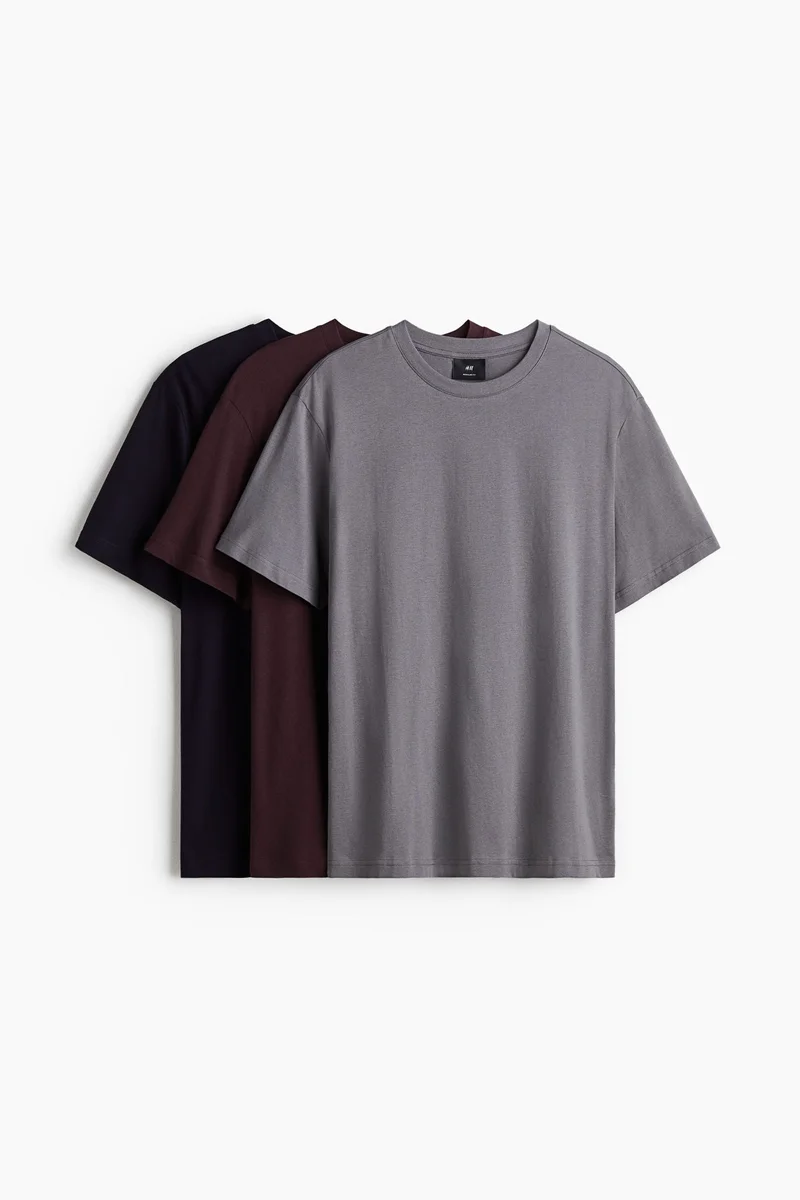 H&M 3-pack Regular Fit T-shirts