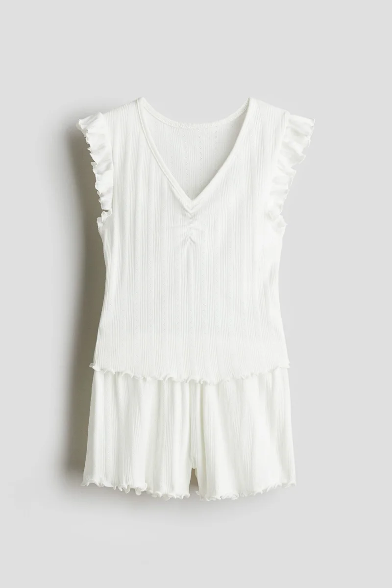 H&M Pointelle cotton pyjamas