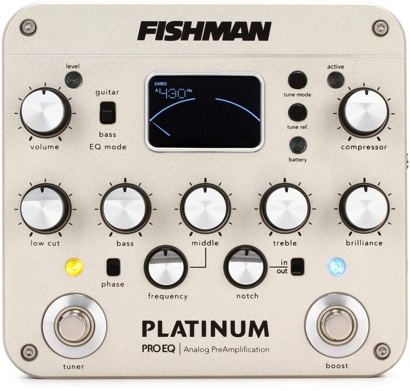 Fishman Platinum Pro EQ DI Analog Preamp Pedal