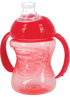 Nuby Nuby Two-Handle No-Spill Super Spout Grip N' Sip Cup, 8 Ounce, Colors May Vary  - Image 5