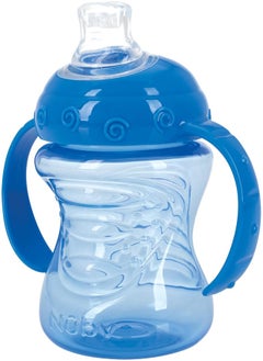 Nuby Nuby Two-Handle No-Spill Super Spout Grip N' Sip Cup, 8 Ounce, Colors May Vary  - Image 3