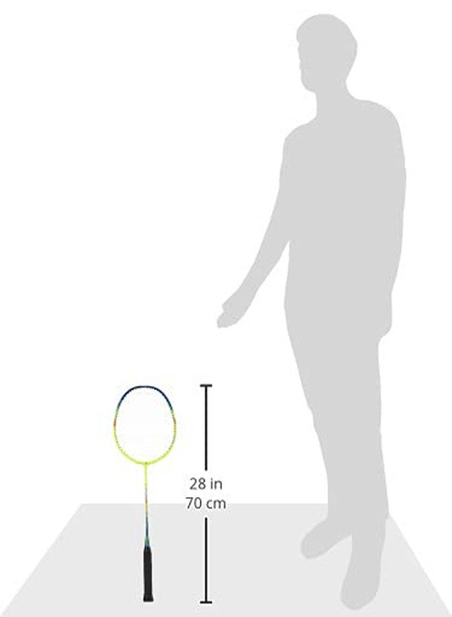 ترايامف مضرب تنس الريشة Triumph Wizard Graphite خفيف الوزن مع حقيبة Star-6R ذات قسمين باللون الأحمر - Image 4