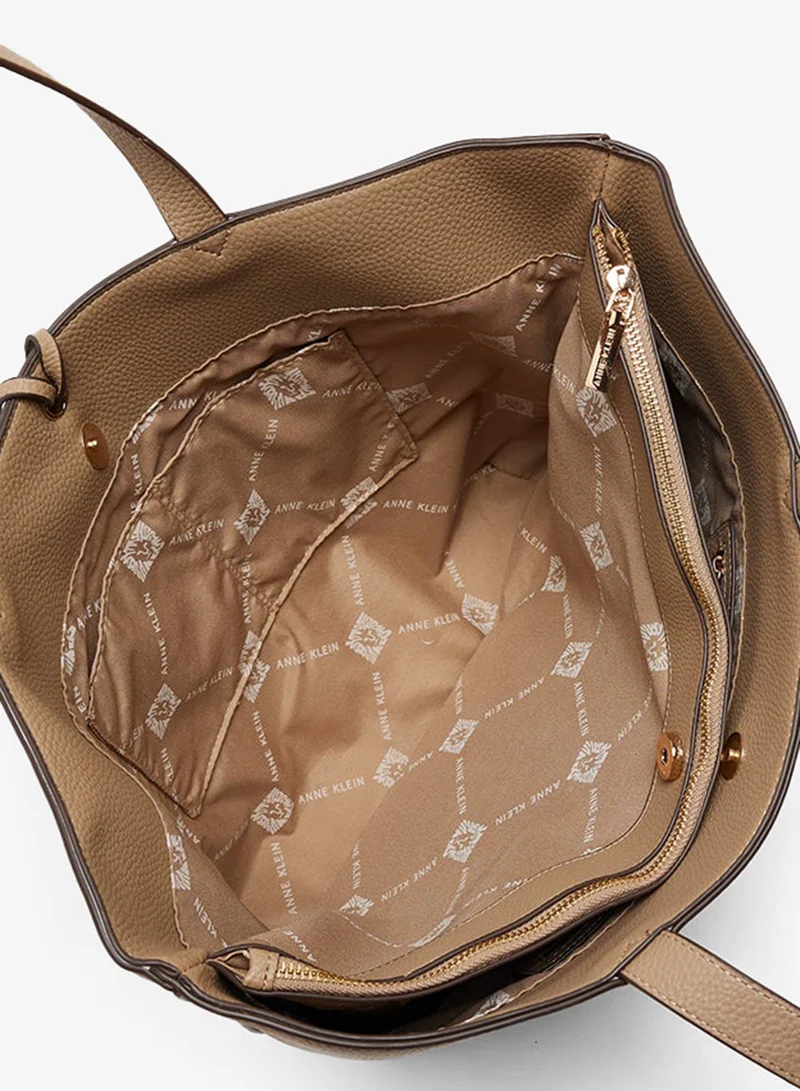 ANNE KLEIN  Anne Klein Monogram Charm Tote Bag With Pouch for Women | Best Price UAE